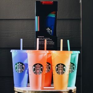 -ˏˋ STARBUCKS COLOR CHANGING CUP SETˊˎ-